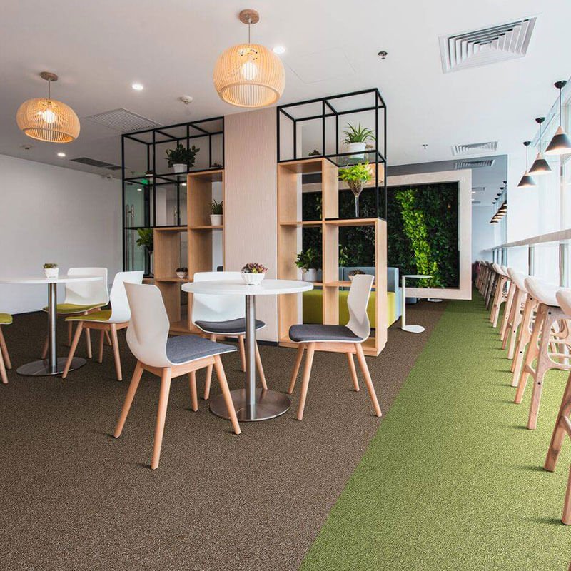 Forbo Tessera Teviot Arctic Green 4132 Carpet Tiles - DCTUK