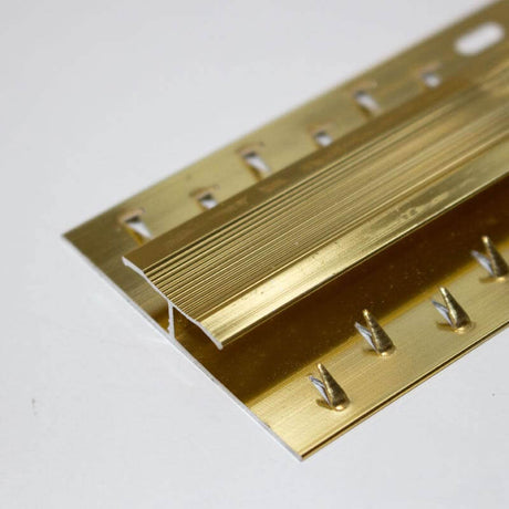 Gold Dual Grip Edging Strip Transition & Edging - DCTUK