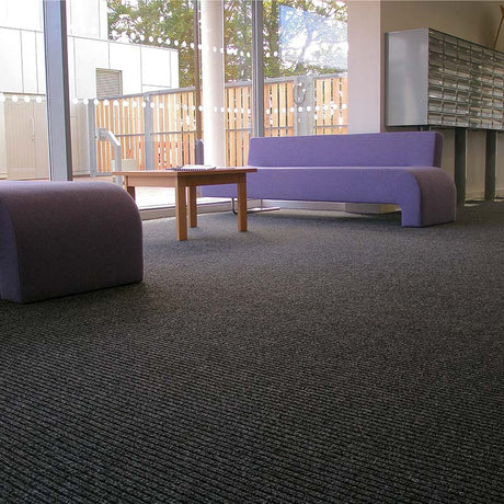 Heckmondwike Battleship Anthracite Entrance Matting - DCTUK