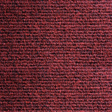 Heckmondwike Broadrib Claret Carpet Tiles - DCTUK