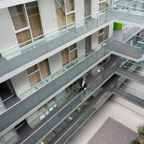 Heckmondwike Dreadnought UB Anthracite Carpet Tiles - DCTUK