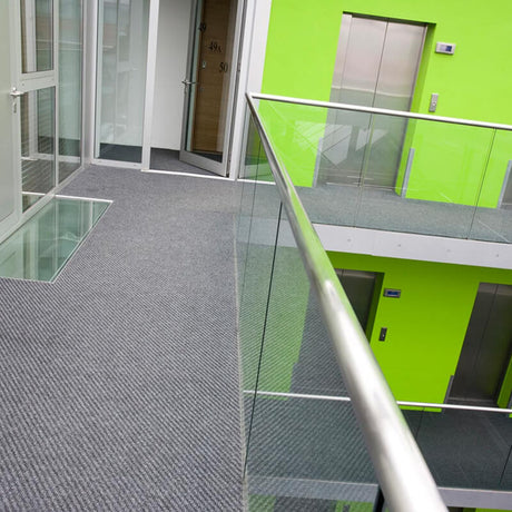 Heckmondwike Dreadnought UB Anthracite Carpet Tiles - DCTUK