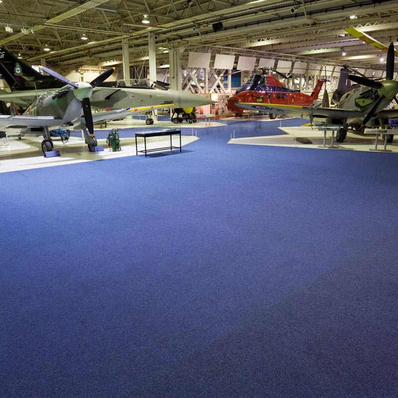 Heckmondwike Wellington Velour Charcoal Carpet Tiles - DCTUK