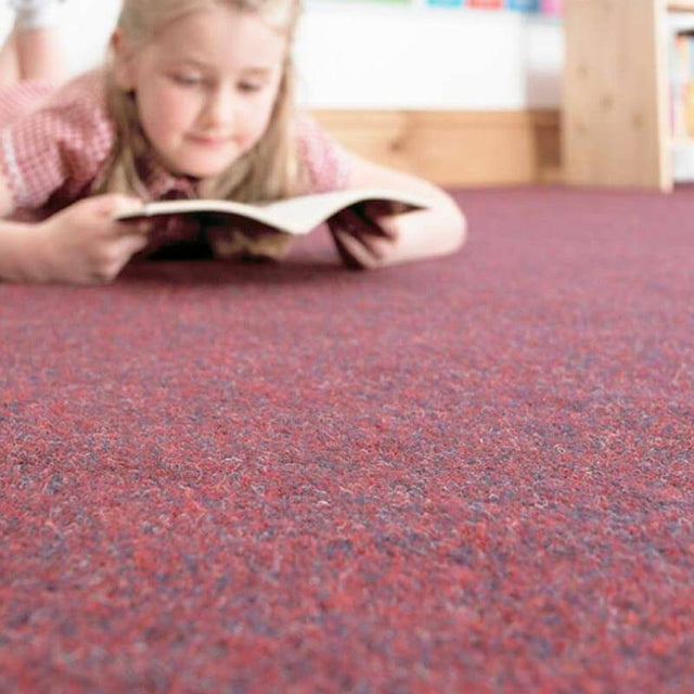 Heckmondwike Wellington Velour Charcoal Carpet Tiles - DCTUK