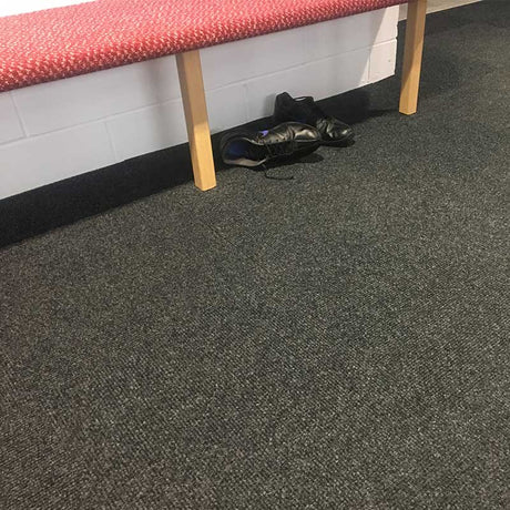 Heckmondwike Zephyr Charcoal Carpet Tiles - DCTUK