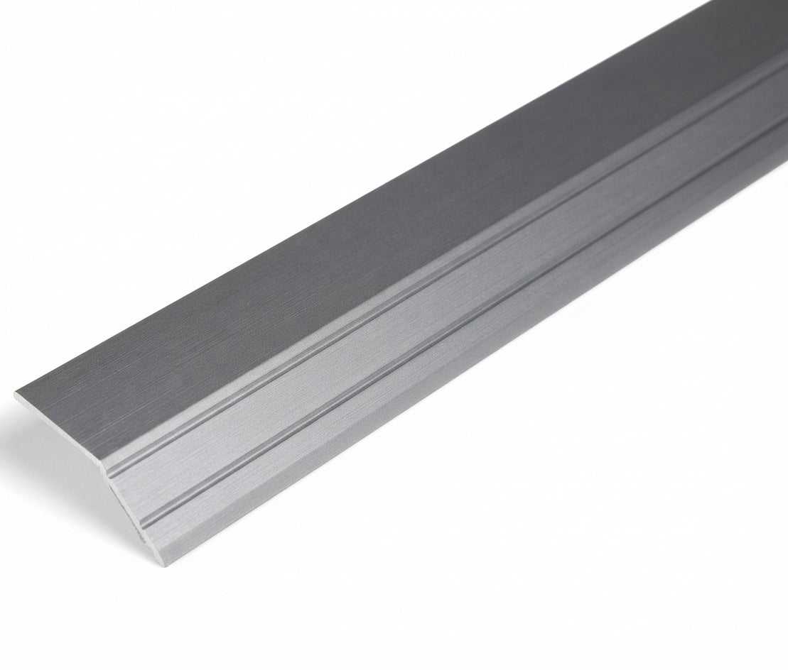 Interfloor Self Adhesive Angle Edge Ramp Matt Silver 2.7m