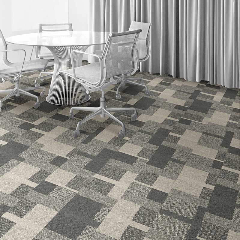 Interface Embodied Beauty - Geisha Gather Ash 9551003 Carpet Planks - DCTUK