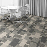Interface Embodied Beauty - Geisha Gather Ash 9551003 Carpet Planks - DCTUK