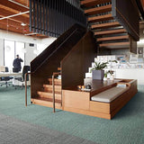 Interface Embodied Beauty - Sashiko Stitch Ash 9552002 Carpet Planks - DCTUK