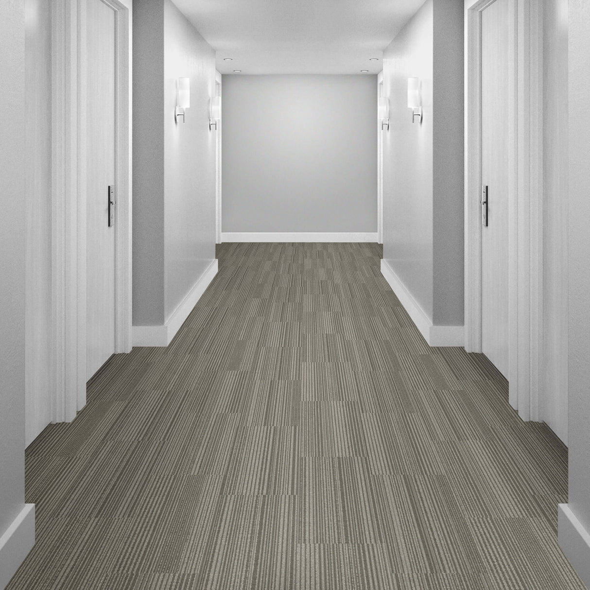 Interface Embodied Beauty - Shishu Stitch Ash 9553004 Carpet Planks - DCTUK