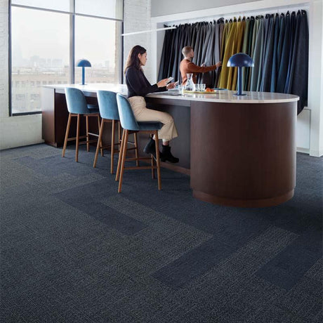 Interface Embodied Beauty - Shishu Stitch Ash 9553004 Carpet Planks - DCTUK