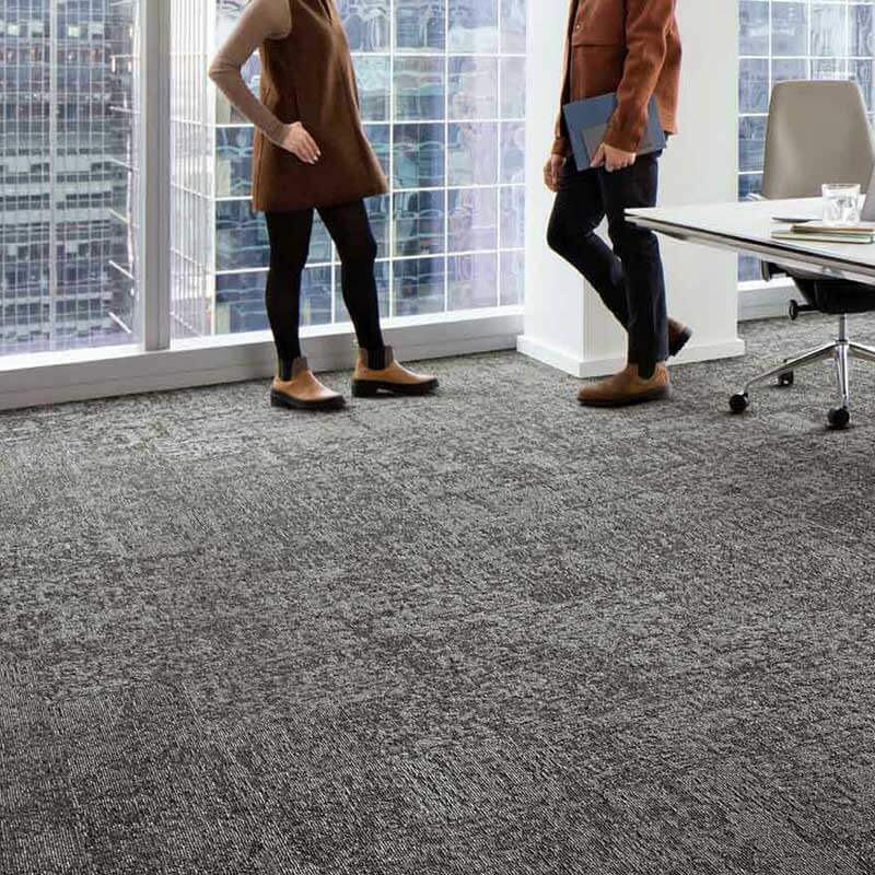 Interface Embodied Beauty - Tokyo Texture Ash 955503 Carpet Planks - DCTUK