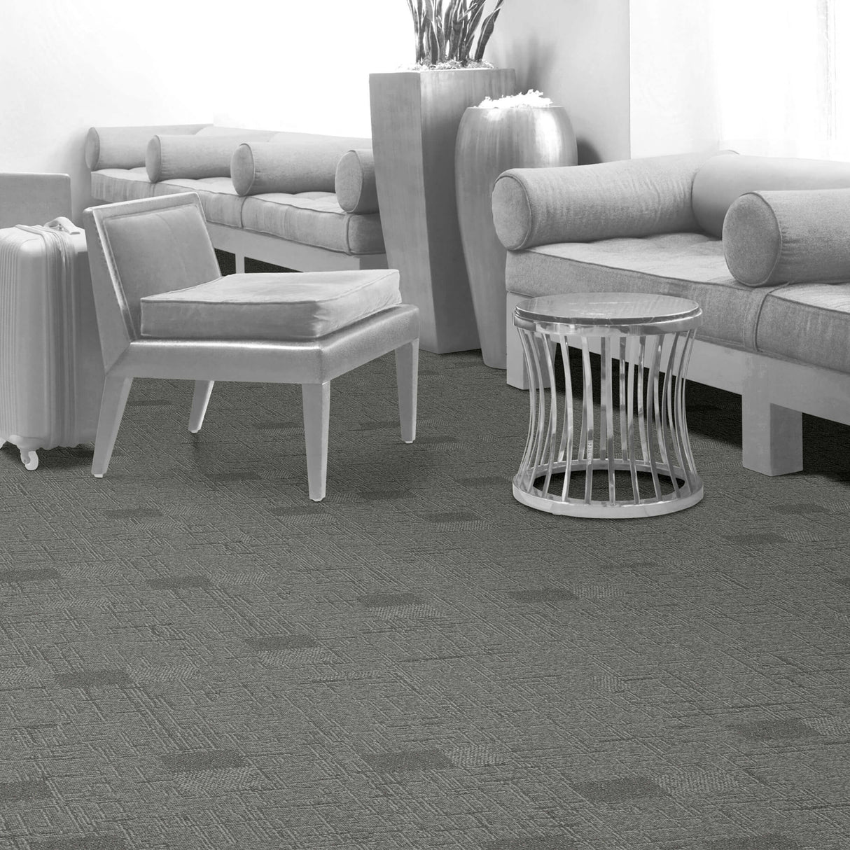 Interface Embodied Beauty - Vintage Kimono Ash 9556003 Carpet Planks - DCTUK