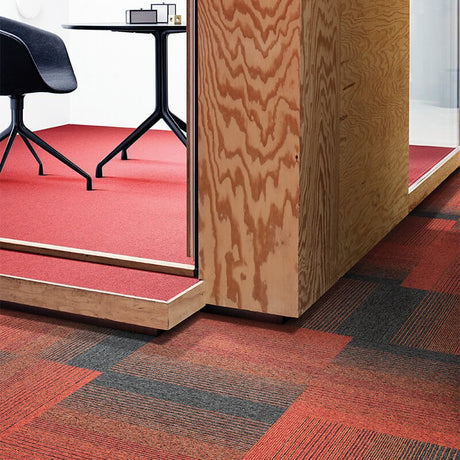 Interface Employ Lines Caribbean Carpet Tiles - DCTUK