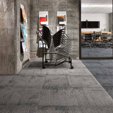 Interface Human Connections - Flagstone Flint Carpet Tiles - DCTUK