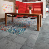 Interface Human Connections - Flagstone Flint Carpet Tiles - DCTUK