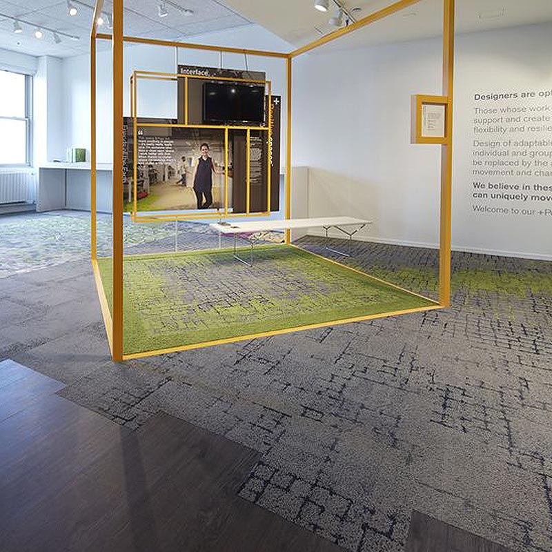 Interface Human Connections - Kerbstone Flint Carpet Tiles - DCTUK