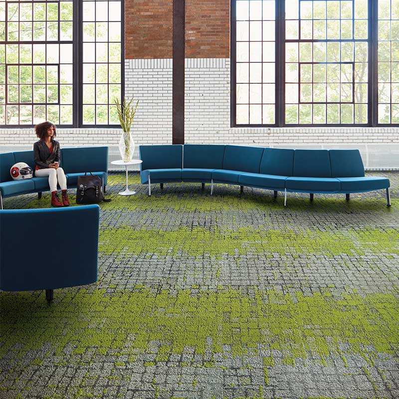 Interface Human Connections - Moss Flint/Moss Carpet Tiles - DCTUK