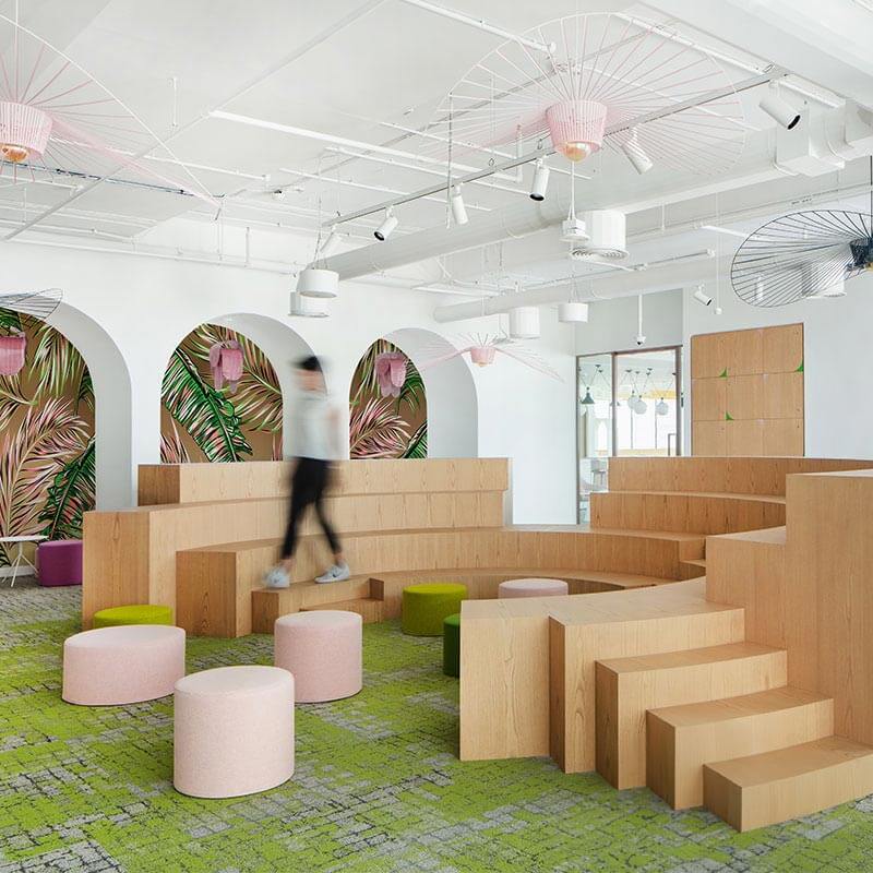 Interface Human Connections - Moss Flint/Moss Carpet Tiles - DCTUK