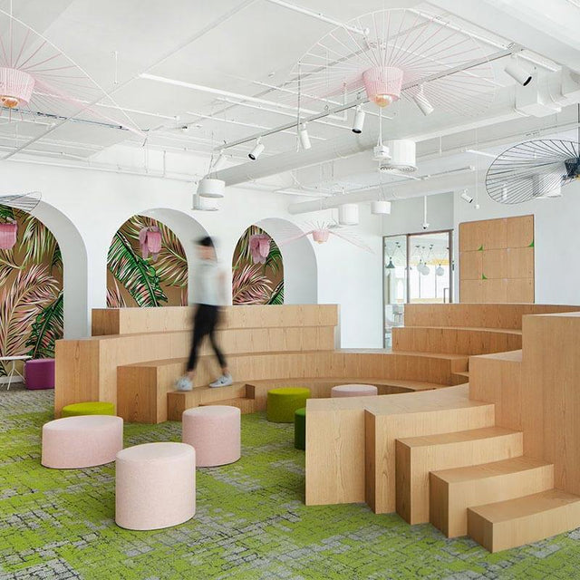 Interface Human Connections - Moss Flint/Moss Carpet Tiles - DCTUK