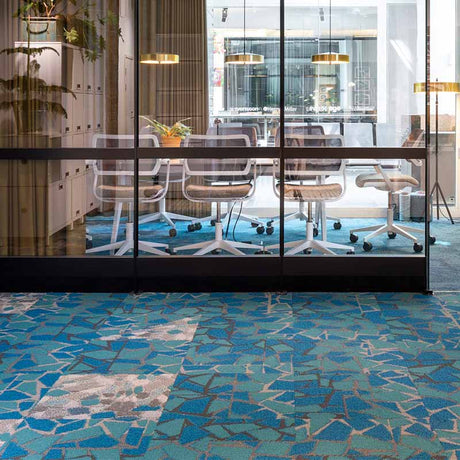Interface Human Connections - Rue Green Carpet Tiles - DCTUK