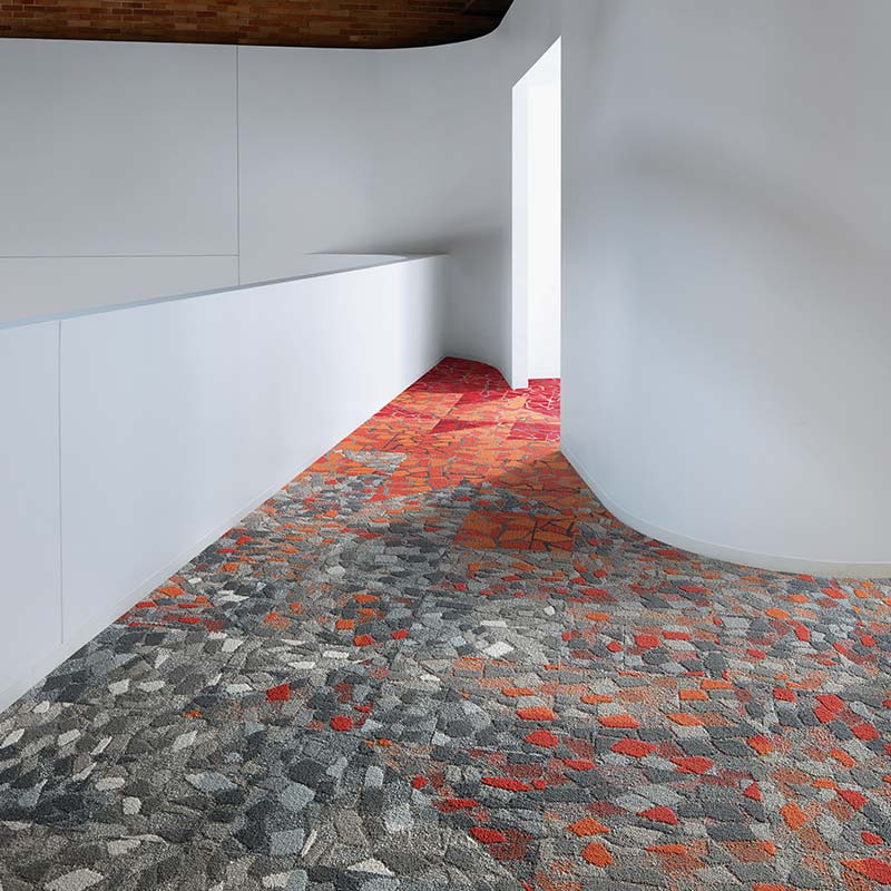 Interface Human Connections - Rue Green Carpet Tiles - DCTUK