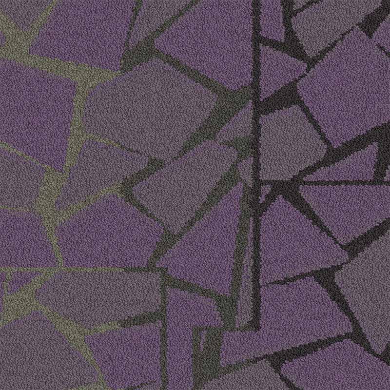 Interface Human Connections - Rue Purple Carpet Tiles - DCTUK