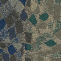 Interface Human Connections - Stone Course Teal/Stone Carpet Tiles