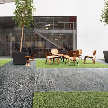 Interface Human Nature 830 Black Carpet Planks - DCTUK