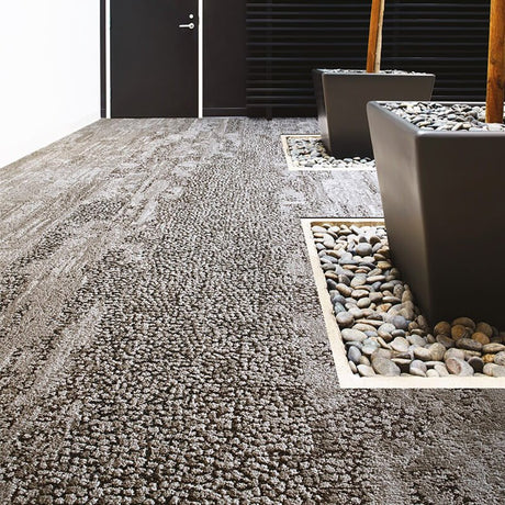 Interface Human Nature 840 Limestone Carpet Planks - DCTUK