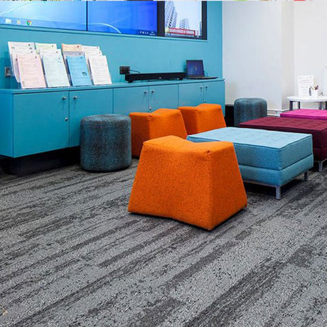 Interface Human Nature 850 Limestone Carpet Planks - DCTUK