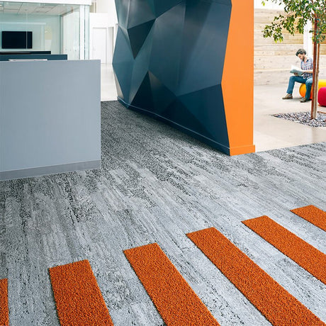 Interface Human Nature 850 Limestone Carpet Planks - DCTUK