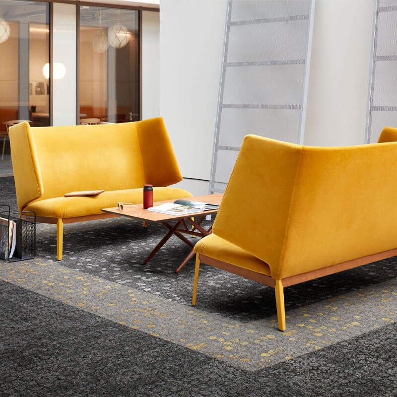 Interface NY - LON Streets Broome Street Black Glass Carpet Tiles - DCTUK