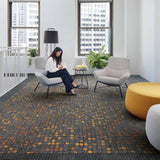 Interface NY - LON Streets Broome Street Black Glass Carpet Tiles - DCTUK