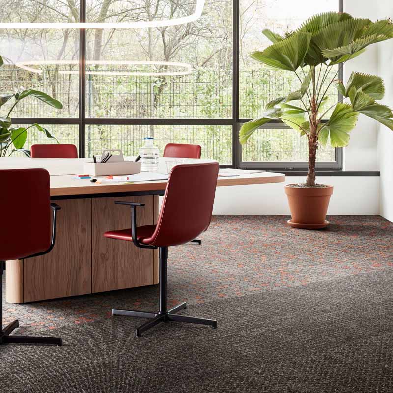 Interface NY - LON Streets Broome Street Black Glass Carpet Tiles - DCTUK
