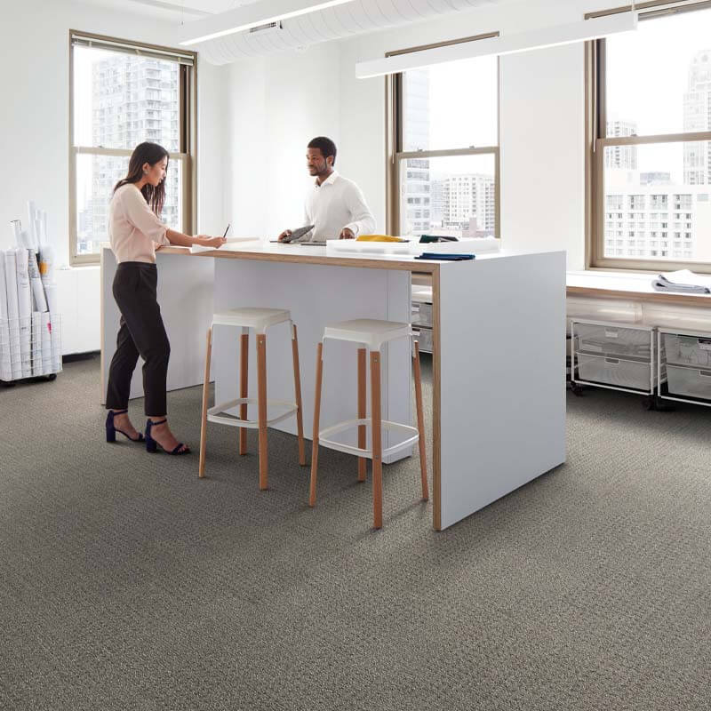 Interface NY - LON Streets Dover Street Brown Dot Carpet Tiles - DCTUK