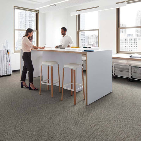 Interface NY - LON Streets Dover Street Brown Dot Carpet Tiles - DCTUK