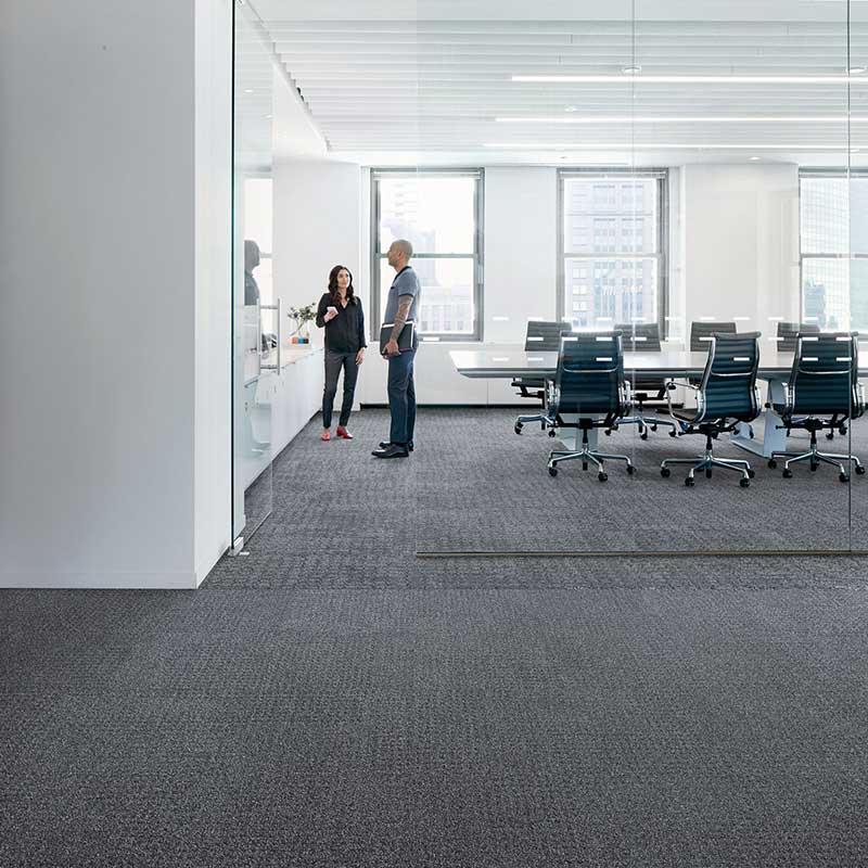 Interface NY - LON Streets Dover Street Brown Dot Carpet Tiles - DCTUK