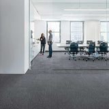 Interface NY - LON Streets Dover Street Brown Dot Carpet Tiles - DCTUK