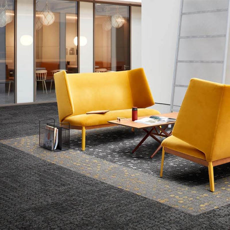 Interface NY - LON Streets Mercer Street Black Circle Carpet Tiles - DCTUK