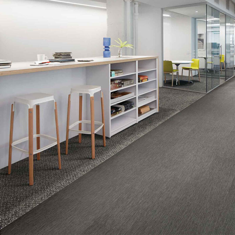 Interface NY - LON Streets Reade Street Black Plate Carpet Tiles - DCTUK
