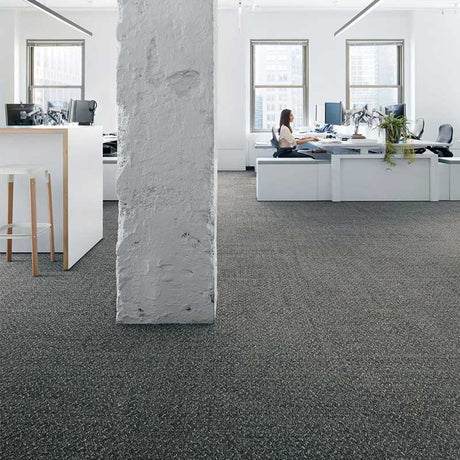 Interface NY - LON Streets Reade Street Black Plate Carpet Tiles - DCTUK
