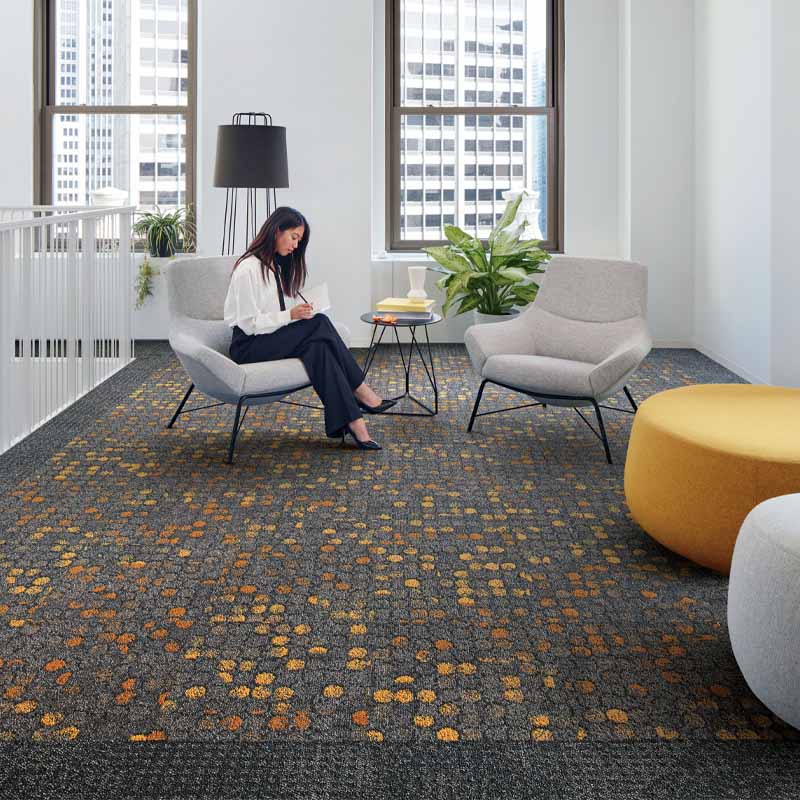 Interface NY - LON Streets Wheler Street Black Square Carpet Tiles - DCTUK
