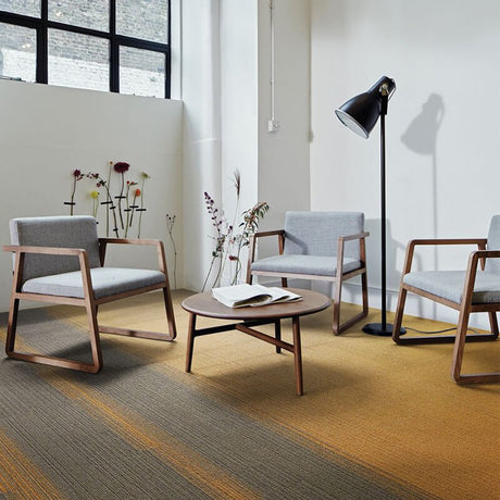 Interface Off Line Mushroom/Biscuit Carpet Planks - DCTUK