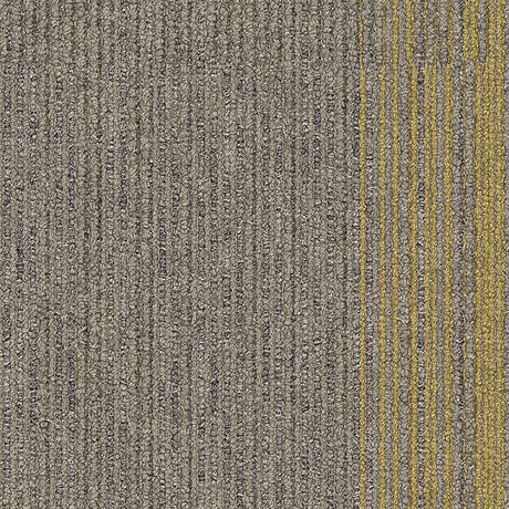 Interface Off Line Mushroom/Mustard Carpet Planks - DCTUK