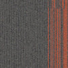 Interface Off Line Pewter/Mandarin Carpet Planks - DCTUK