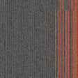 Interface Off Line Pewter/Mandarin Carpet Planks - DCTUK