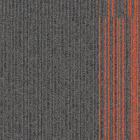 Interface Off Line Carpet Planks Pewter/Mandarin Carpet Planks