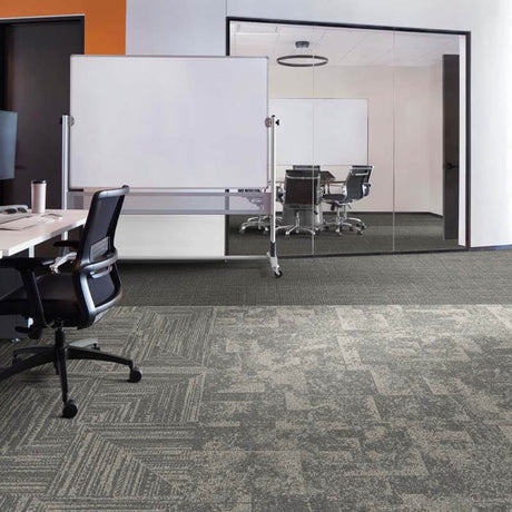 Interface Open Air 401 Black 9628001 Carpet Planks - DCTUK