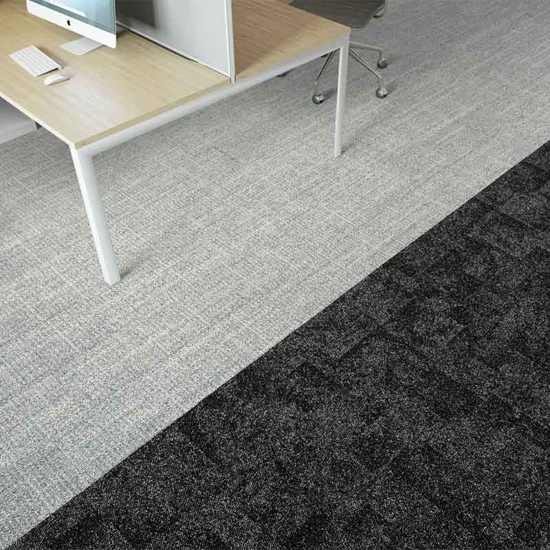 Interface Open Air 401 Black 9628001 Carpet Planks - DCTUK